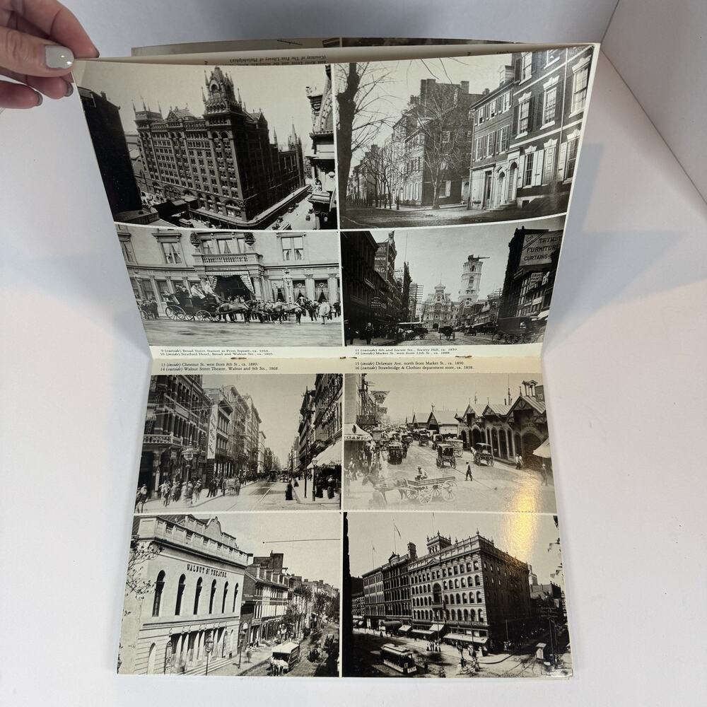 Picture Postcards Of Old Philadelphia, 24 Unused Post Cards In A Book